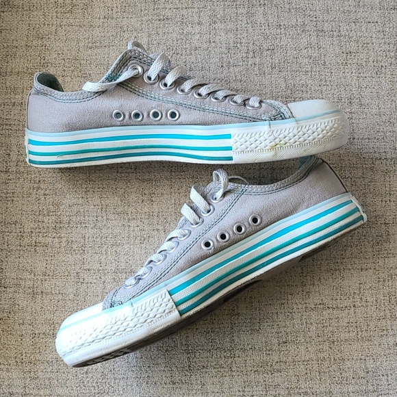 All☆Converse Low top Gray Sneakers Chunk Taylor - Picture 3 of 10